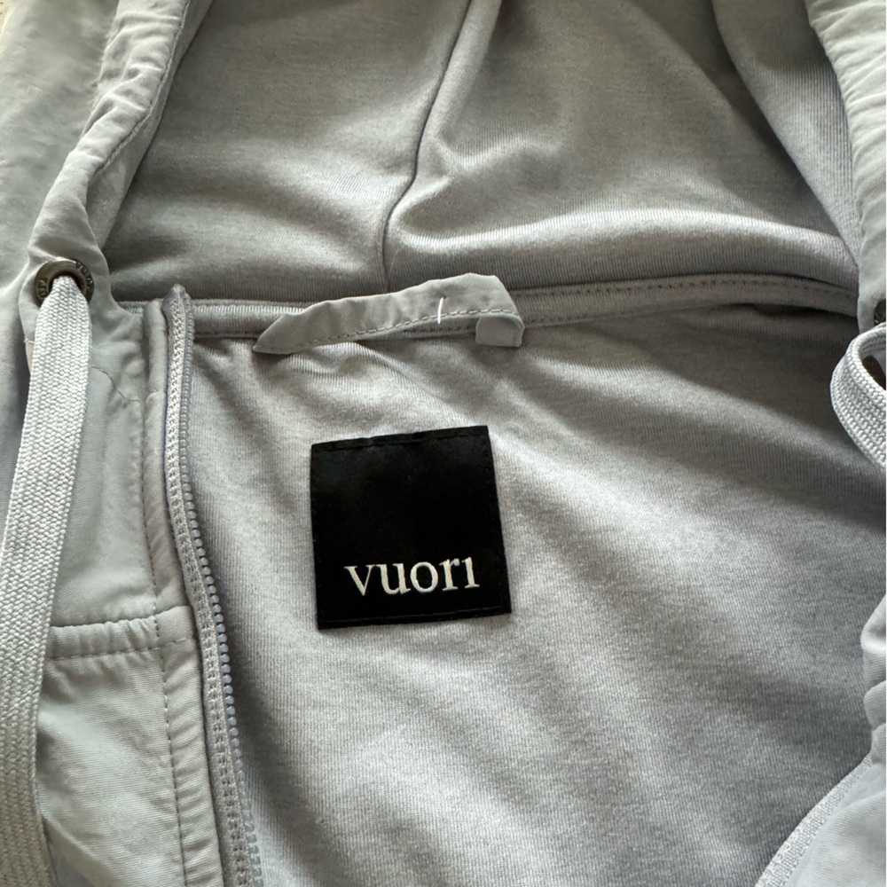 NWOT VUORI Mens Grey Sunday Element Track Jacket - Picture 8 of 12